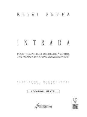 Intrada 2e concerto pour trompette
